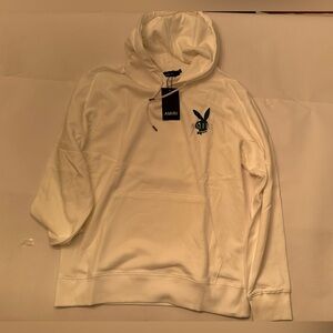 Amiri X Play Boy White Hoodie With Green Design NEW